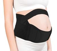 SRLWMYI Ceinture de Grossesse Ceinture Post Accouchement,Ceinture Grossesse Femme Enceinte-Soulage les Douleurs du Dos du Bassin de la Hanche Pendant la Grossesse Taille Unique, Noir
