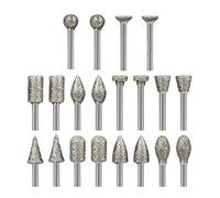 SRLWMYI Diamant Fräser Gravur Set Mit 1/8",20 Stück Gravierstift Diamant Frässtifte Schleifstifte Schaft-Schaft Für Stein Glas Keramik Schnitzen Stein,Glas,Keramik-Polieren,Schleifen,Gravieren