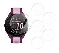 SRLWMYI Lot de 6 films de protection d'écran compatibles avec Garmin Forerunner 165 Music - En verre trempé HD - Anti-rayures - Sans bulles - Ultra transparent