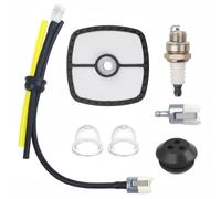 SRM 225 Kit d'entretien - Pièces de rechange pour débroussailleuse Echo | Comprend un filtre à carburant, des ampoules d'apprêt, un passage de réservoir, du métal et du plastique