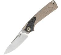 SRM K179X Dome 14C28N Dark desert G10 w/ Gmascus Handle 106M-GW