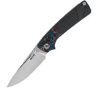 SRM K180X Dome 14C28N Dark grey G10 w/ Gmascus Handle 106M-GK