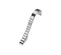 Srndsydak Acier inoxydable Bracelet de montre for femme 10mm, Compatible avec DW QUADRO Square Piano, cadran 22x22mm(A-Silver)