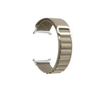 Srndsydak Bracelet de montre en nylon alpin Compatible avec Samsung Galaxy Watch Ultra 47mm avec fermoir à crochet en G et boucle(Silver light green)