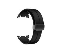 Srndsydak Bracelet de montre en silicone Compatible avec Samsung Galaxy Watch 8 40mm 44mm/8Classic 46mm/Ultra 47mm 2025(Black black,For Galaxy 8Classic 46mm)