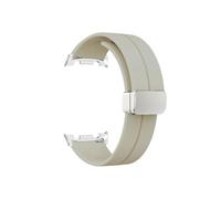 Srndsydak Bracelet de montre en silicone Compatible avec Samsung Galaxy Watch 8 40mm 44mm/8Classic 46mm/Ultra 47mm 2025(Silver starlight,For Galaxy 8Classic 46mm)