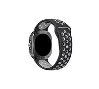 Srndsydak Bracelet de montre en Sport silicone bicolore Compatible avec Samsung Galaxy Watch Ultra 47mm(Black gray)