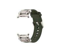 Srndsydak Bracelet de montre sport de luxe en caoutchouc for homme, Compatible avec Samsung Galaxy Watch Ultra 47mm/2025(Titanium green,For Galaxy Watch Ultra 47mm)