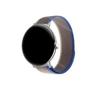 Srndsydak Bracelet en Nylon Trail Loop Compatible avec Google Pixel Watch 3 45mm, Bracelet de montre de Sport for hommes(Silver gray blue)