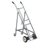 SRNSAEB Supports de Bouteille D'oxygène Chariot Pliable à 4 Roues pour Bouteilles d'oxygène, en Acier au Carbone Robuste, Support pour Bouteilles de Propane, idéal pour Les hôpitaux, cliniques(Gray)