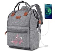 Srotek Sac à dos d'infirmière/sac à dos pour ordinateur portable 15,6 pouces Sac à dos pour infirmière travail/santé à domicile Sac médical clinique