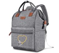 Srotek Sac à dos d'infirmière/sac à dos pour ordinateur portable 15,6 pouces Sac à dos pour infirmière travail/santé à domicile Sac médical clinique