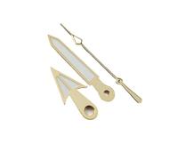 SROUPSUTKK Aiguilles NH35 C3 Vertes Lumineuses, Aiguilles dorées, Accessoire de Montre adapté au Mouvement mécanique NH34 NH36 NH70 4R D67