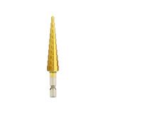 SROUPSUTKK Foret étagé HSS en titane, ensemble de forets étagés haute vitesse, outils perçage conique for métal et bois 4-12, 4-20 4-32 mm foret(3-12)