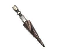 SROUPSUTKK Foret étagé M35 contenant du cobalt, foret hélicoïdal hexagonal de 4 for 12 mm, outil d'ouverture trou rainure hélicoïdale en acier inoxydable for métal foret