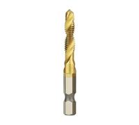 SROUPSUTKK Forets for vis M3-M10, tarauds HSS, fraises, ébavureurs, mèches combinées métriques, forets composés en acier foret(Gold M5x0.8)
