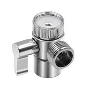 SROUPSUTKK Robinet inverseur de douche en cuivre à 3 voies G1/2, adaptateur et connecteur for robinet trois fonctions, séparateur, accessoires salle bain Valve angulaire pour bain.(2 Way Diverter-B)