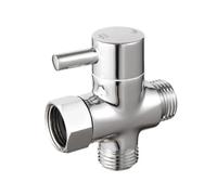 SROUPSUTKK Robinet inverseur de douche en cuivre à 3 voies G1/2, adaptateur et connecteur for robinet trois fonctions, séparateur, accessoires salle bain Valve angulaire pour bain.(3 Way Diverter-B)