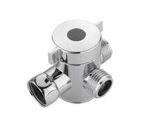 SROUPSUTKK Robinet inverseur de pommeau douche G1/2 à trois fonctions, adaptateur, connecteur, accessoire multifonction Valve angulaire pour bain.