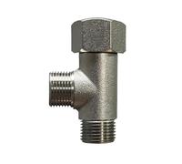 SROUPSUTKK Robinet inverseur de toilette en laiton, raccord T, joint, robinet chasse d'eau 3 voies 7/8 3/8 9/16 for douchette baignoire, bidet ou pommeau douche Valve angulaire pour bain.(9-16)