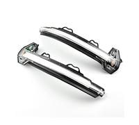 SRQORT 2 Pièces Pour A4 S4 RS4 B9 2016 2017 2018-2019 A5 S5 RS5 Clignotant Dynamique Lumière Rétroviseur Latéral Indicateur Séquentiel Dynamique Rétroviseur Extérieur(Crystal white)