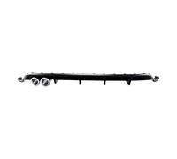 SRQORT Aile Aileron Diffuseur de Pare-Chocs arrière pour VW pour Polo MK6 2019 et Plus Becquets Voiture(Matte Black)