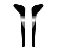 SRQORT Aile Aileron Paire becquets latéraux Lunette arrière Noirs Brillants pour VW pour Tiguan MK2 2017-2023, Accessoires extérieurs Becquets Voiture