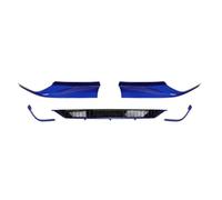 SRQORT Aile Aileron pour Accord 10TH 2018 2019 2020 2021 2022 YOFER Diffuseur Pare-Chocs + Becquet latéral Blanc Garniture Protection Plaque séparation Becquets Voiture(Bleu)