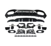 SRQORT Aile Aileron pour Mercedes pour Benz W177 A35 pour AMG Line Style 2018+, séparateur de becquet de Pare-Chocs arrière avec Embouts de Tuyau d'échappement Becquets Voiture