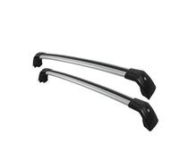 SRQORT Barres Toit Voiture Barres Toit en Alliage D'aluminium Épais (Traverse) pour Mitsubishi pour Outlander 2021-2024 (GM/GN) Porte-Bagages sur Le Toit(SilverBlack)