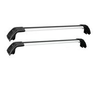 SRQORT Barres Toit Voiture Barres Transversales Toit Verrouillables en Alliage D'aluminium pour Mitsubishi pour Eclipse pour Cross 2018-2023 2 Pièces Porte-Bagages sur Le Toit(SilverBlack)
