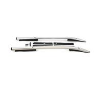 SRQORT Barres Toit Voiture pour Mitsubishi L200 pour Triton 2007-2024 Rails Barres Porte-Bagages Barres Transversales Supérieures Rail Boxes Barres Toit en Aluminium Porte-Bagages sur Le Toit(Argent)