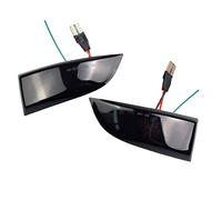 SRQORT Clignotant Dynamique Pour Megane MK3 Pour Laguna III X91 Pour Grand Scenic Pour Fluence Miroir Séquentielle Indicateur Lumineux Dynamique Rétroviseur Extérieur(Blue-Yellow)