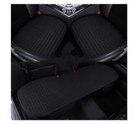 SRQORT Convient À La Plupart des Voitures SUV Camion Housse De Siège De Voiture Ensemble Avant Arrière Siège De Voiture Protecteur Coussin Tapis Housse siège Voiture(3 Piece Set-Black)