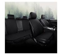 SRQORT Convient À La Plupart des Voitures SUV Camion Housse De Siège De Voiture Ensemble Avant Arrière Siège De Voiture Protecteur Coussin Tapis Housse siège Voiture(5 Seats-Black)