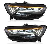 SRQORT Convient Pour A6l Pour Allroad C8 2012-2015 Lentille De Phare Pour Phares Pour Matriciels Équipés De Clignotants Diurnes À LED Couvercle Phare