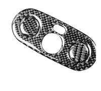 SRQORT Décoration Voiture Intérieur Autocollant Intérieur en pour Mini pour Cooper Hatch One pour R50 pour R53 2002-2004 Couvercle Panneau Commande Miroir Console Centrale Voiture Bande Garniture
