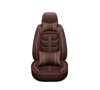 SRQORT Housse De Siège De Voiture en Cuir Accessoires De Voiture pour Maserati Tous Les Modèles pour GranTurismo pour Ghibli pour Levante pour Quattroporte Housse siège Voiture(Coffee Pillow 1)