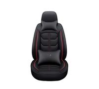SRQORT Housse De Siège De Voiture en Cuir Accessoires De Voiture pour Maserati Tous Les Modèles pour GranTurismo pour Ghibli pour Levante pour Quattroporte Housse siège Voiture(Black Red Pillow 1)