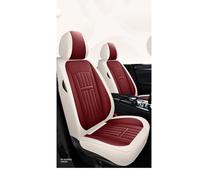 SRQORT Housse De Siège De Voiture en Cuir pour Land Cruiser pour Prado pour Yaris pour Venza pour Prius Protection De Siège De Voiture Housse siège Voiture(Lafite Red)