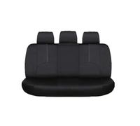 SRQORT Housse De Siège De Voiture en Cuir PU Coussin pour VW pour Golf 4 pour Passat B5 B8 pour Golf 5 Protecteurs De Siège De Voiture Housse siège Voiture(Black Rear)