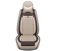SRQORT Housse De Siège De Voiture en Fibre De Lin pour Lexus Tous Les Modèles ES is-C IS350 LS RX NX GS CT GX LX RC RX300 LX570 RX350 LX470 CT200T NX300 Housse siège Voiture(Beige Pillow)