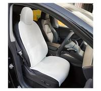 SRQORT Housse De Siège De Voiture en Soie Glacée 3D Respirante Coussin De Refroidissement D'été Accessoires D'intérieur Blancs pour Tesla pour Modèle 3 Y Housse siège Voiture(1 Seat White Color)