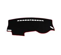 SRQORT Housse de Tableau de Bord de Voiture pour VW pour Golf 7 pour MK7 pour GTI pour GTD 2013-2019 Couverture Tableau Bord Voiture Éviter Les Tapis Légers Pare-Soleil Tapis(RHD Front Red)
