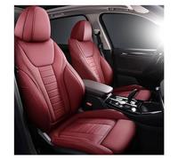 SRQORT Housses De Siège De Voiture en Cuir pour BMW pour X3 G01 F97 E83 F25 IX3 Ensemble Complet De Pièces Intérieures Accessoires Protections De Siège Housse siège Voiture(VIN Rouge)