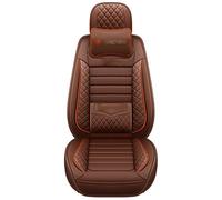 SRQORT Housses de siège de voiture en cuir pour Citroën C3 C4, Berlingo C5, Aircross - Ensemble complet de sièges avant et arrière (café, Deluxe B)