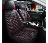 SRQORT Housses de siège de voiture pour Captiva, Cruze, Onix, Voile, ensemble complet intérieur automobile (ligne noire et rouge)