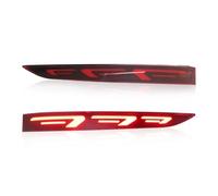 SRQORT LED 3ème Feu Pour Hyundai Pour Solaris Pour Accent 2017-2019 2 Réflecteurs Pare-chocs Arrière À LED Clignotants Feux Stop Stroboscopique Freinage(3 Functions)