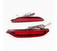 SRQORT LED 3ème Feu Pour Kia Pour Rio K2 Berline 2011-2014 : 2 Feux Arrière À LED Avec Réflecteur De Pare-chocs, Position Et Freinage Stroboscopique Freinage