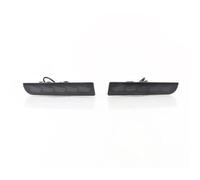 SRQORT LED 3ème Feu Pour Mitsubishi Pour Lancer Pour Evolution X 2008-2017 Pour Outlander Réflecteur Pare-chocs À LED Feu Stop Arrière Stroboscopique Freinage(Noir,3 Functions)